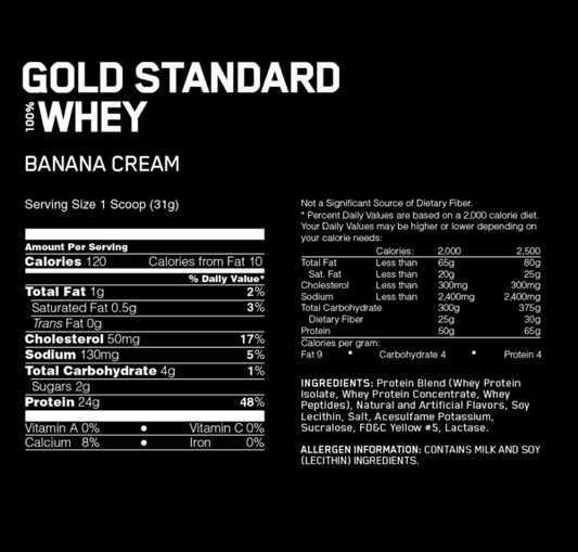 PROTEINA DE SUERO DE LECHE 100% WHEY GOLD STANDARD ON