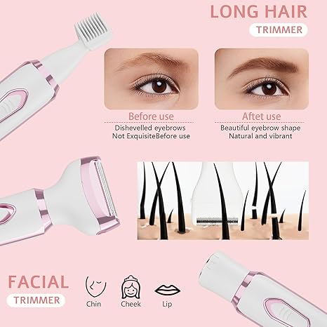 Rasuradora Eléctrica 4 en 1 para Mujeres